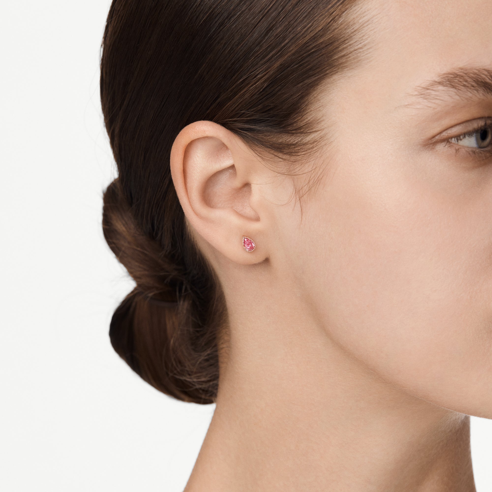 Olivia Stud Earring Peony Pink