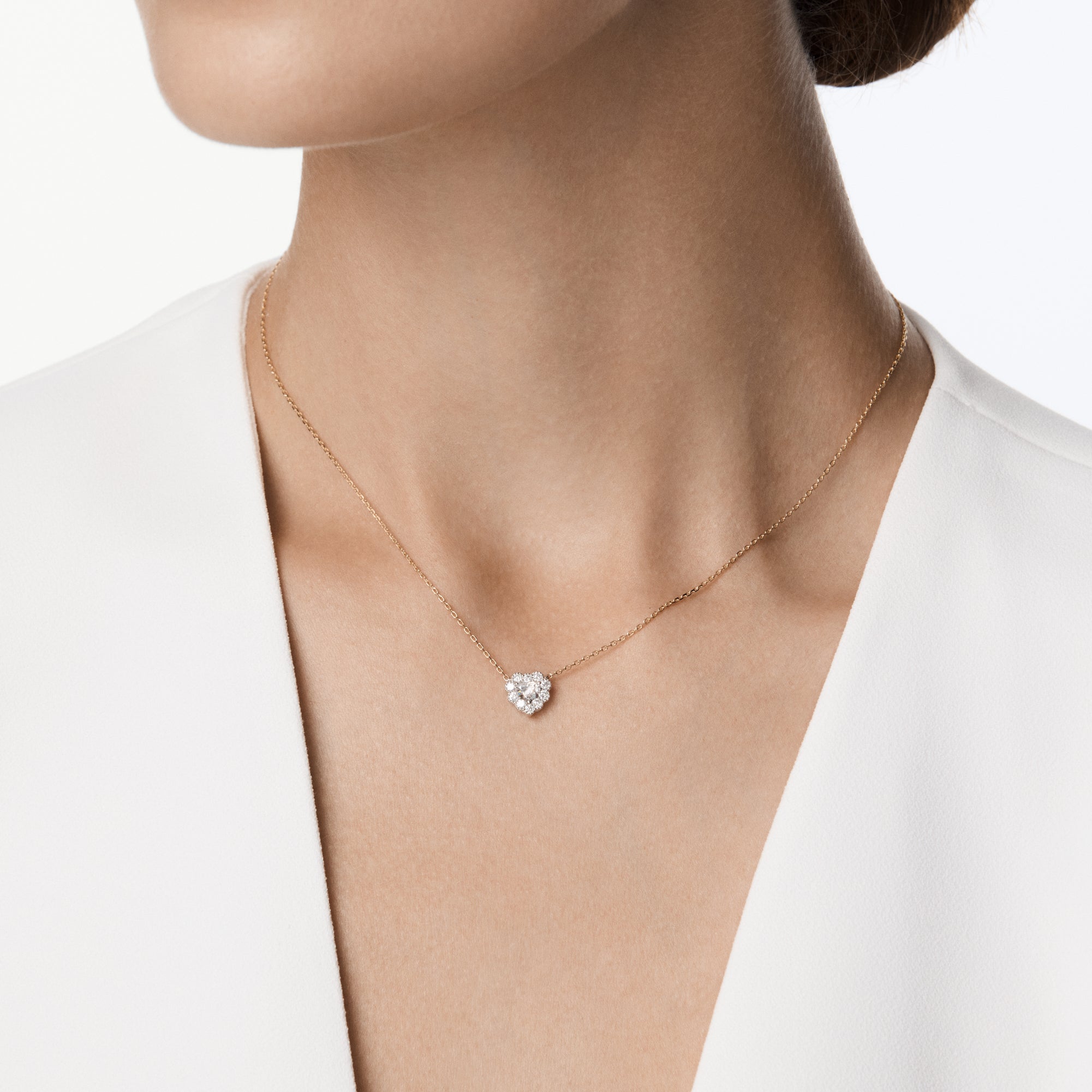 Valentina Diamond Heart Necklace