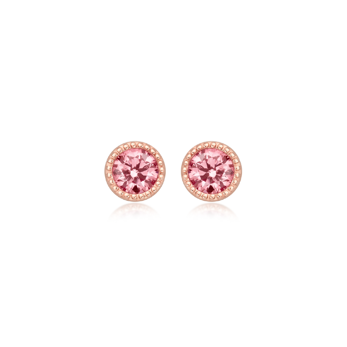 Stellar Stud Earring Peony Pink