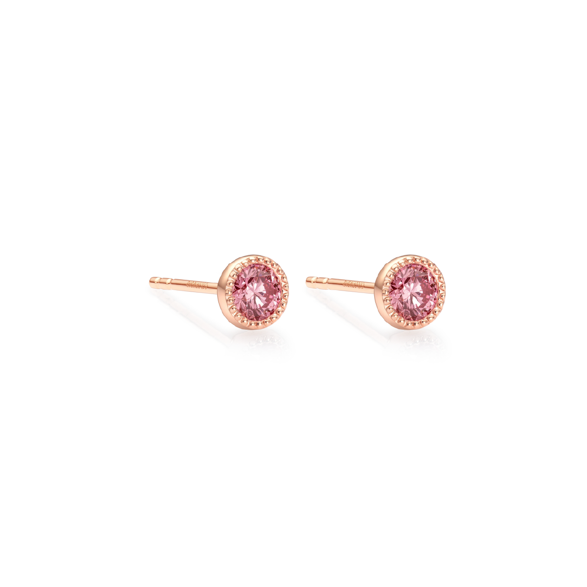 Stellar Stud Earring Peony Pink