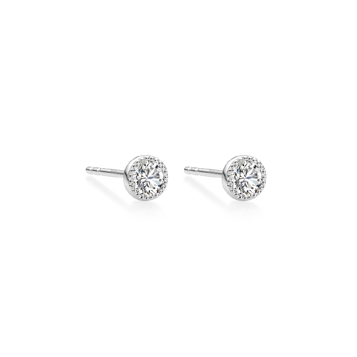 Stellar Stud Earring Glacier White