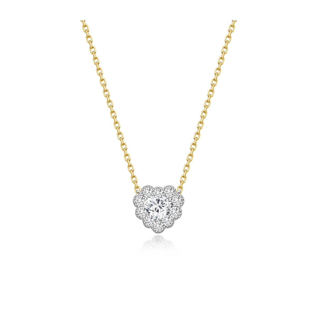 Valentina Diamond Heart Necklace