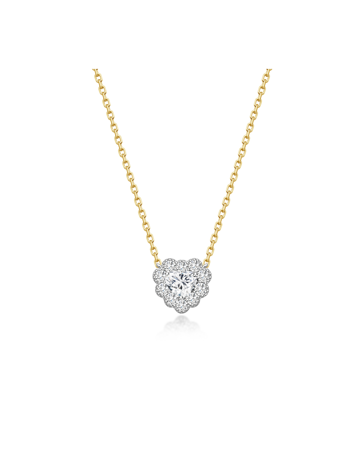 Valentina Diamond Heart Necklace