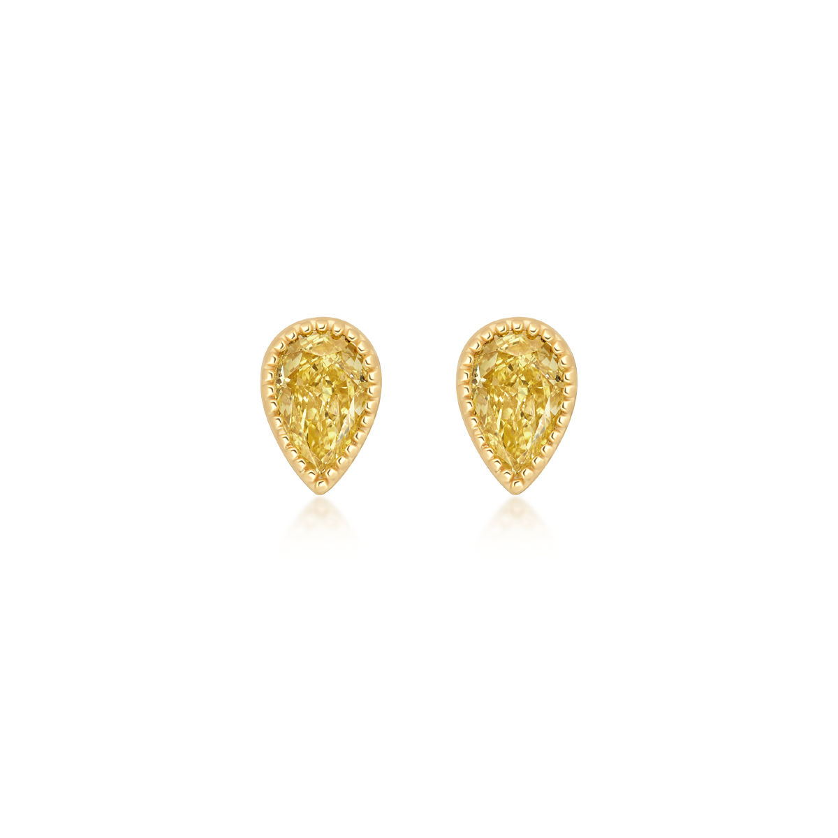 Olivia Stud Earring Marigold Yellow
