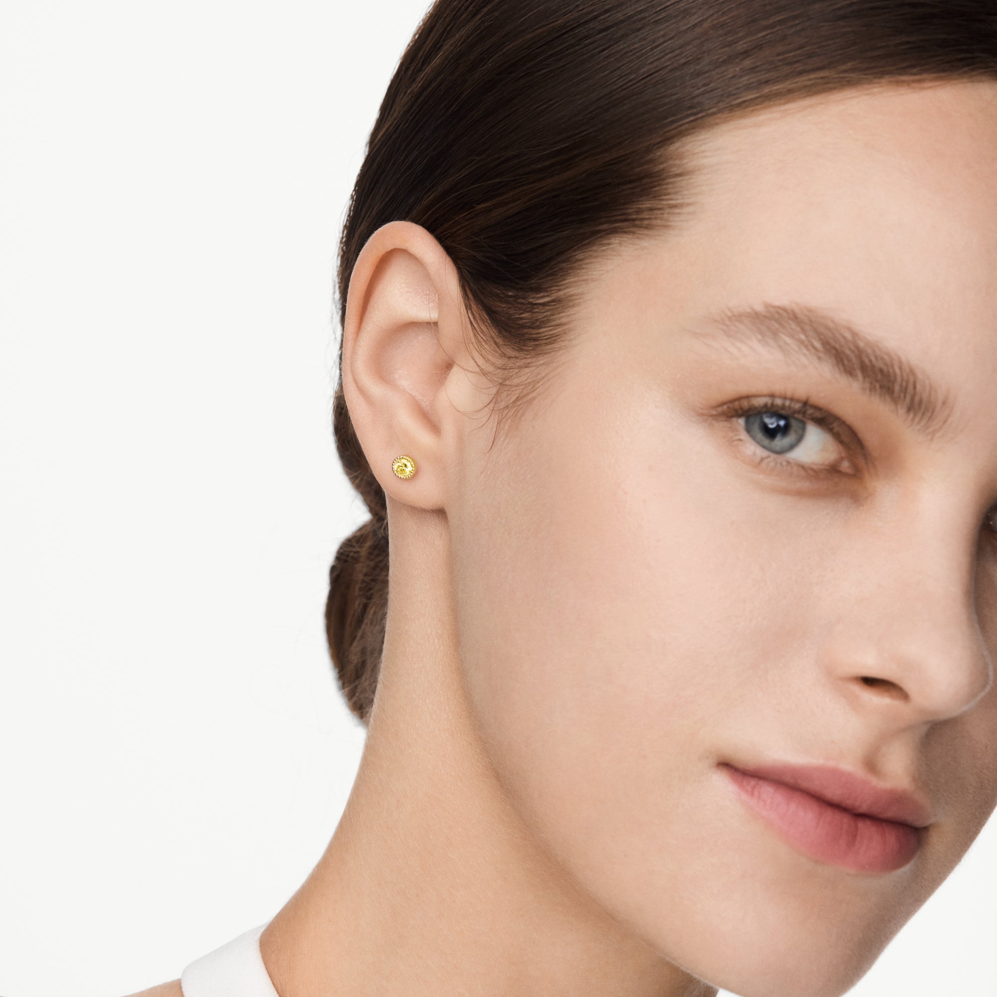 Stellar Stud Earring Peony Pink