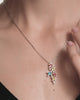 Starlight Cascade Necklace Chromatic Mirage